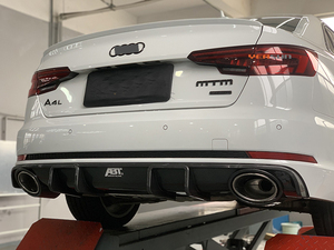 <span class=keywords><strong>RS4</strong></span>กระจายแสงด้านหลังสไตล์ <span class=keywords><strong>ABT</strong></span> สำหรับรถ Audi A4 Sline ตัวกระจายแสงด้านหลัง2016 2018 2019 - Product Image 4