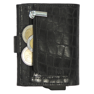 CardHoda PU <b>RFID</b> <b>Blocking</b> Slim Fold Unisex Short Minimalist Design 6 Inch Card Holder <b>Wallet</b> - Product Image 2