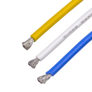10 Awg Tinned Copper <b>Silicone</b> <b>Rubber</b> Wire 600V Industrial Grade Round Stranded Insulated High Temperature Resistant Cable - Product Image 2