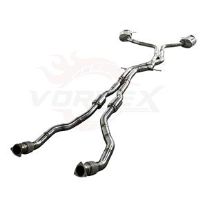 ระบบวาล์วทรอนิกส์ Vortex Precision SS304 สำหรับ Audi RS5 B8 4.2 FSI พร้อมท่อไอเสียสีเงินสี่ทางแบบโมดิฟาย - Product Image 3