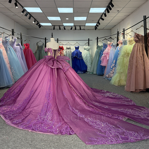 Vestidos de Quinceañera Brillantes Dy6891 con Lentejuelas, Apliques de Encaje y Cuentas, Vestido de Tul para Fiesta de Cumpleaños, Vestidos de 15 Años - Product Image 6