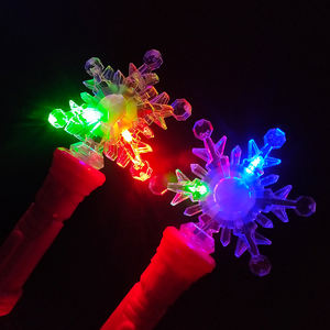Konser malzemeleri Led sihirli değnek kar tanesi iplik ışık oyuncak <span class=keywords><strong>Light</strong></span> <span class=keywords><strong>Up</strong></span> yıldız parlak çubuk kolye - Product Image 5