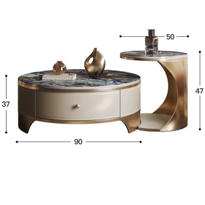 Tavolino di lusso con cassettone nidificazione Design moderno per soggiorno soluzione di deposito per ordine all'ingrosso - Product Image 6