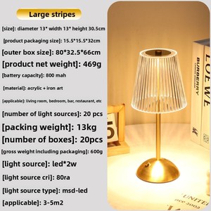 <span class=keywords><strong>Lampade</strong></span> <span class=keywords><strong>da</strong></span> <span class=keywords><strong>Tavolo</strong></span> LED di Lusso con Controllo Touch - Luce Notturna Ricaricabile Senza Fili con 3 Colori Dimmerabili per Arredamento Moderno, Portatile - Product Image 4