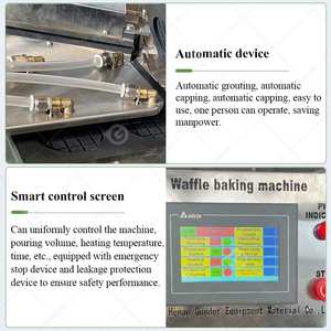 New Ice Cream Waffle Cone Full Automatic Multifunctional High Productivity 304 Stainless Steel Dutch <b>Chocolate</b> Stroopwafel Sugar - Product Image 4