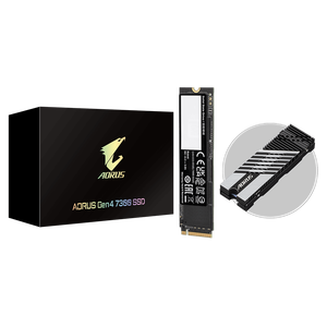 GI-GA-BYTE AG4732TB AORUS Gen4 7300MB/s SSD 2TB/1TB Dahili PCIe 4.0 NVMe 1.4 Masaüstü Bilgisayarlar için - Product Image 1