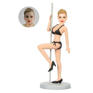 <b>Pole</b> <b>Dancing</b> Girl Figurine Blue Costume Home Desktop Decoration Indoor Living Room Decor Gift - Product Image 3