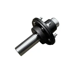 Trailer Parts Suppliers 5200 LB Boat Trailer Use Stub Axle Spindle Axle with 6 Stud Idler Hubs