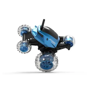 Best gift for kid radio control toy car 1:28 RC 4wd vehicle Off-Road double side stunt car toy
