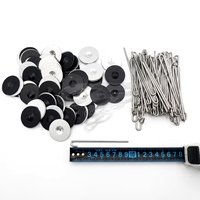 Clips anti-oiseaux et anti-rongeurs S.S Heavy-Duty, lot de 50, galvanisés à chaud, résistants à la corrosion, attaches pour panneaux solaires