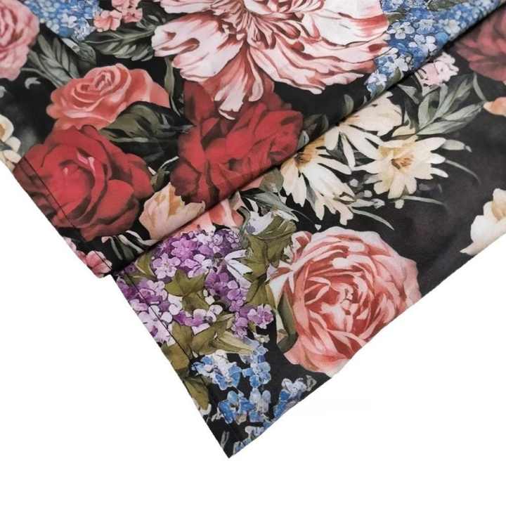 Plus Size Three Piece Floral Print Short Sets