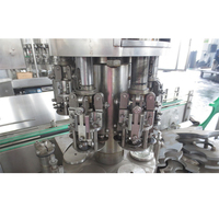Machine de remplissage de boissons entièrement automatique industrielle 6000BPH, équipement d'embouteillage de jus en bouteilles de verre SUS304 CE