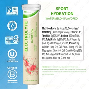 Tabletas Efervescentes de Electrolitos para Hidratación, Sin Azúcar, Aptas para Dieta Cetogénica, Marca Privada OEM, Nutrición Deportiva, Energía - Product Image 4