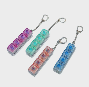 Luckykoo Novacross Jouet en plastique anti-stress, interrupteur de clavier mécanique, porte-clés créatif avec lumière LED - Product Image 5