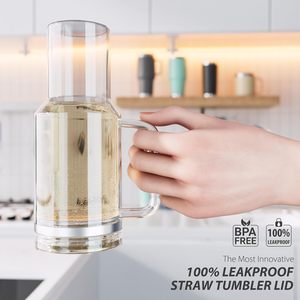 Coperchio in paglia da 40 Oz per Stanley Tumbler, borraccia termica da viaggio, materiale per alimenti senza BPA, design minimalista - Product Image 5