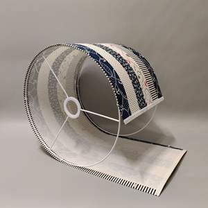 Lampe de table moderne blanche à clipser avec <span class=keywords><strong>abat</strong></span>-<span class=keywords><strong>jour</strong></span> en verre artisanal pour usage intérieur - Product Image 3