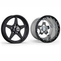 Jantes de course forgées Beadlock 15x10 15x12 15x15, design personnalisé 5x114.3 5x115 5x120 pour Challenger Mustang Camaro
