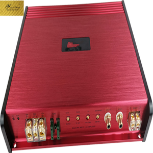 Yiyelang Bộ khuếch đại âm thanh xe hơi 4 kênh 12V 3800W lớp B kỹ thuật số với vật liệu nhôm và Bộ cân bằng kết hợp - Product Image 6