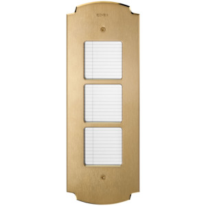 Plaque Patavium 2F+ en laiton, plaque signalétique 34.5x12.5x7, plaque de porte - Product Image 1