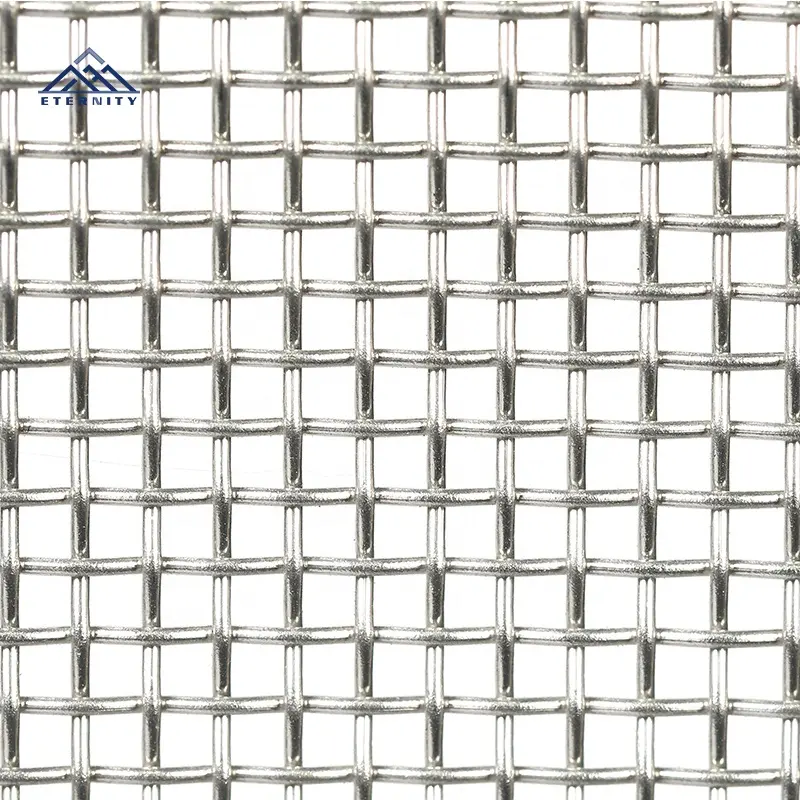 high temperature AISI304/306 metal plain woven black color 50x50 40 -75 micron strip stainless steel wire mesh for window screen