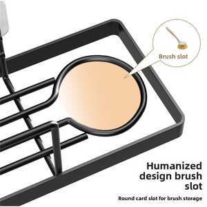 Étagères de cuisine modernes pour hôtels, écologiques, murales, pour égouttoir et rangement de torchons, sans perçage, pour assaisonnements, accessoires d'évier - Product Image 4