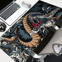 Tapis de souris et clavier anti-souris géantes en caoutchouc naturel, tapis de jeu doux pour ordinateur de bureau, cadeau d'affaires