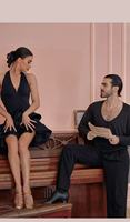 Robe longue noire sexy pour femme, dos nu, pour salsa, jazz, soirée, danse de salon, scène, tango, pole dance, performance