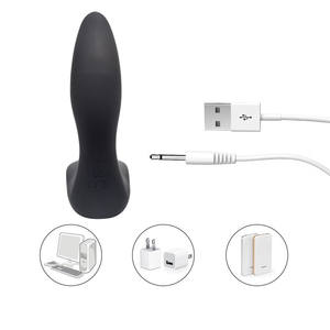 Silicone maschio giocattolo del sesso anale spina vibratore telecomando speciale disegno elettronico massaggiatore prostatico per gli uomini di massaggio del sedere - Product Image 5