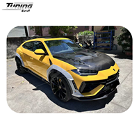 Capot moteur en fibre de carbone sèche style 101 pour Lamborghini Urus S 2022+ Kit de conversion amélioré