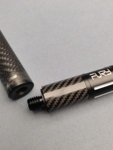 FURY Portable <b>Pool</b> Cue Extender Billiards Stick Extension 3 Bumpers Carbon Fiber Telescopic <b>Pool</b> Stick Adjustable Extender - Product Image 2