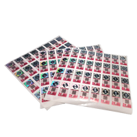 Haute technologie 3D holographique Eas Rf étiquette Ture couleur effet Qr Code étiquette hologramme avec code à barres étiquette de sécurité autocollant