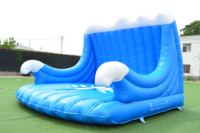 Attrayant Sport Jeu Électrique Mécanique Gonflable Rodéo Snowboard Pvc Tapis Gonflable Surf Tapis Gonflable Surf Simulateur