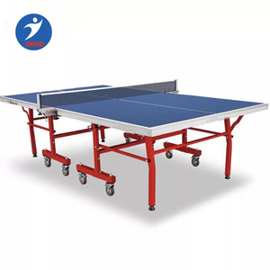 Moderno 25mm di dimensioni <span class=keywords><strong>tavolo</strong></span> da <span class=keywords><strong>Ping</strong></span> <span class=keywords><strong>Pong</strong></span> cina uso interno Dhs <span class=keywords><strong>Ping</strong></span> <span class=keywords><strong>Pong</strong></span> con ruote mobili pieghevoli - Product Image 4