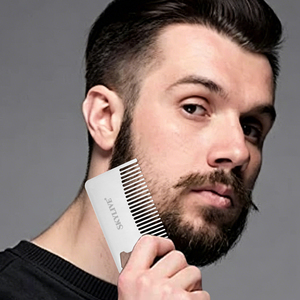 Peigne à queue de <span class=keywords><strong>rat</strong></span> professionnel pour la coiffure, à dents fines, en acier inoxydable, outil de coiffure tendance pour salon - Product Image 5