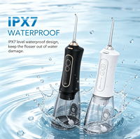 Hydropulseur Oral Électrique Portable Étanche IPX7, Dispositif de Nettoyage Dentaire Abordable pour la Maison et les Voyages