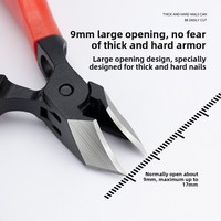 Coupe-ongles en acier inoxydable à lame inclinée et bord biseauté, spécialement conçu pour les ongles incarnés ; Pince à bec de faucon à long manche