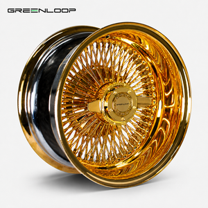 <span class=keywords><strong>ล้อ</strong></span>แม็กซ์ GL Luxury Custom สีทองทั้งวง 100 ก้าน ขนาด 13 14 15 16 17 <span class=keywords><strong>18</strong></span> นิ้ว แบบตรง สำหรับรถยนต์คลาสสิคและรถโลว์ไรเดอร์ - Product Image 1