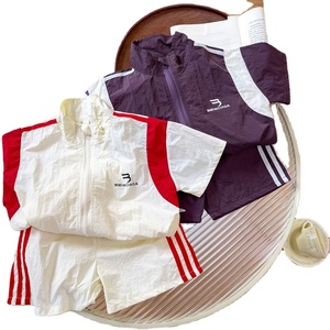 Conjuntos de <span class=keywords><strong>Ropa</strong></span> para Niños, <span class=keywords><strong>Ropa</strong></span> para Niños y Niñas, Chaqueta de Manga Larga con Protección Solar + Pantalones, Traje de 2 Piezas para Niños, Conjunto de Verano para Bebés - Product Image 1