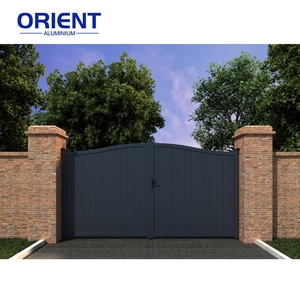 Beliebte Design Villa Einfach zu installieren des Schiebe tor Kunden spezifisches Schiebe tor Aluminium zaun-und Tor system - Product Image 4