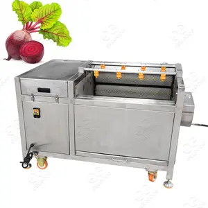 Otomatik pancar Horseradish yıkayıcı pancar beyaz turp çamaşır makinesi