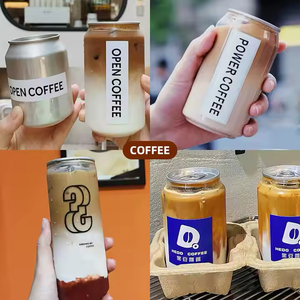 Thiết Kế Mới Pet Có Thể Cho Bánh Dùng Một Lần Tùy Chỉnh Rõ Ràng Nhựa Lon Cho Trà Sữa Nước Trái Cây Bánh Sinh Tố Vật Nuôi Lon Với Hoàn toàn Mở Nắp Đậy - Product Image 2