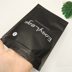 Bolsas de Embalaje de Papel de Aluminio con Cierre de Cremallera, Color Negro Mate Plateado, para Almacenamiento de Alimentos Doypack Mylar - Product Image 3