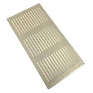 OEM ODM Custom Gold Accord Ventilation White Steel Louvered Sidewall Grilles