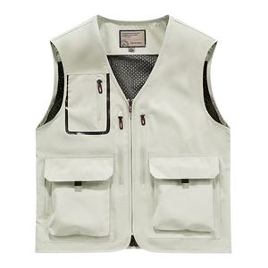 เสื้อตกปลาคอวีลำลองสำหรับผู้ชาย, เสื้อตกปลามีกระเป๋าหลายใบสำหรับใส่พักผ่อนกลางแจ้งสำหรับฤดูใบไม้ผลิฤดูร้อนฤดูใบไม้ร่วงและฤดูหนาวไซส์ใหญ่พิเศษ - Product Image 6