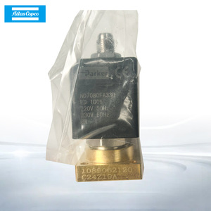 โซลินอยด์วาล์ว Atlas Copco รุ่น 1089062156 ทำจากทองเหลือง ใช้ไฟ 220V 50Hz หรือ 230V 50Hz สำหรับอะไหล่เครื่องอัดอากาศ - Product Image 1