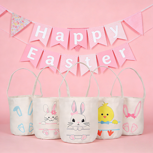 2026 New Design of Easter <b>Bag</b> Children's Cartoon DIY Candy <b>Bag</b> Bunny Egg Handmade <b>Bag</b> Holiday Decoration Easter Theme Design - Product Image 1