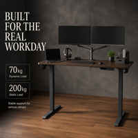Moteur de bureau électrique anti-collision AOR, 3 mémoires prédéfinies, charge statique 200 kg, levage stable 20 mm/s, vente en gros usine