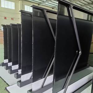 Điện thoại di động nhỏ Tabletop môi trường xung quanh ánh sáng từ chối màn hình, 16:9 HD sàn điện lên có thể thu vào màn hình chiếu cho du lịch cắm trại - Product Image 2