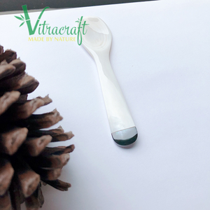 Cuillère à caviar artisanale incrustée de nacre noire de qualité supérieure Créez une cuillère à caviar très délicate en toute sécurité lors de l'utilisation Taille 10cm - Product Image 3