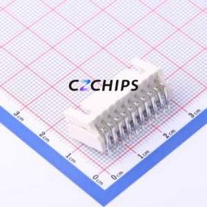 HC-XHD-2*10AW Wire-to-Board Pin Header Bent Lead Through Hole,P=2.5mm Connector 2x10P 2.5mm Right Angle Insert DF1B - Product Image 2